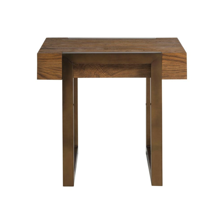 Canto End Table - Medium Brown
