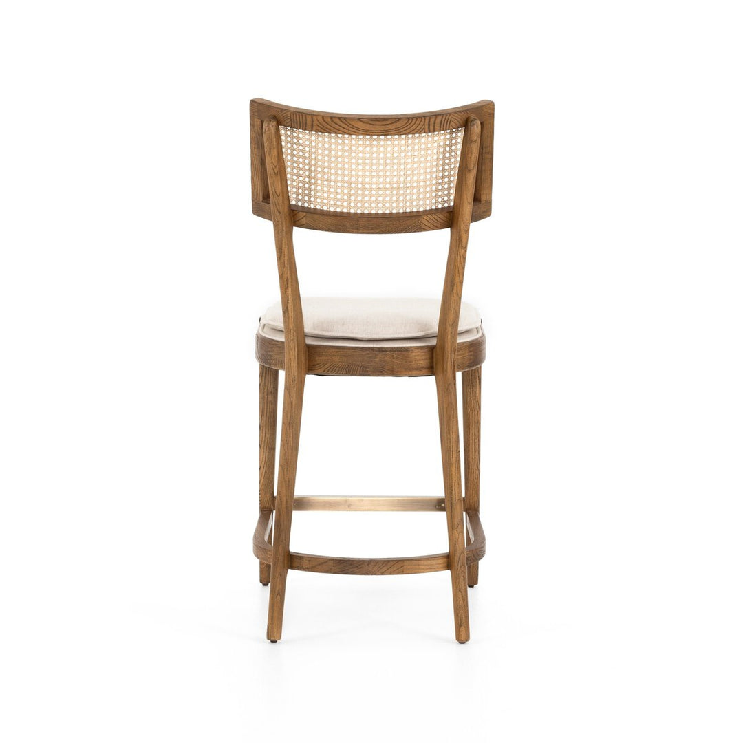 Reese Bar + Counter Stool - Counter Stool - Toasted Nettlewood W/ Savile Flax