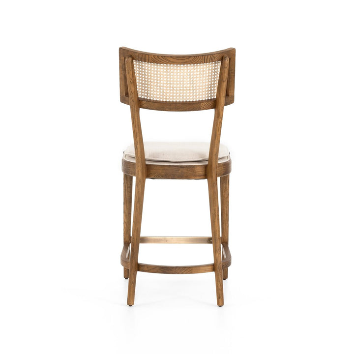 Reese Bar + Counter Stool - Counter Stool - Toasted Nettlewood W/ Savile Flax