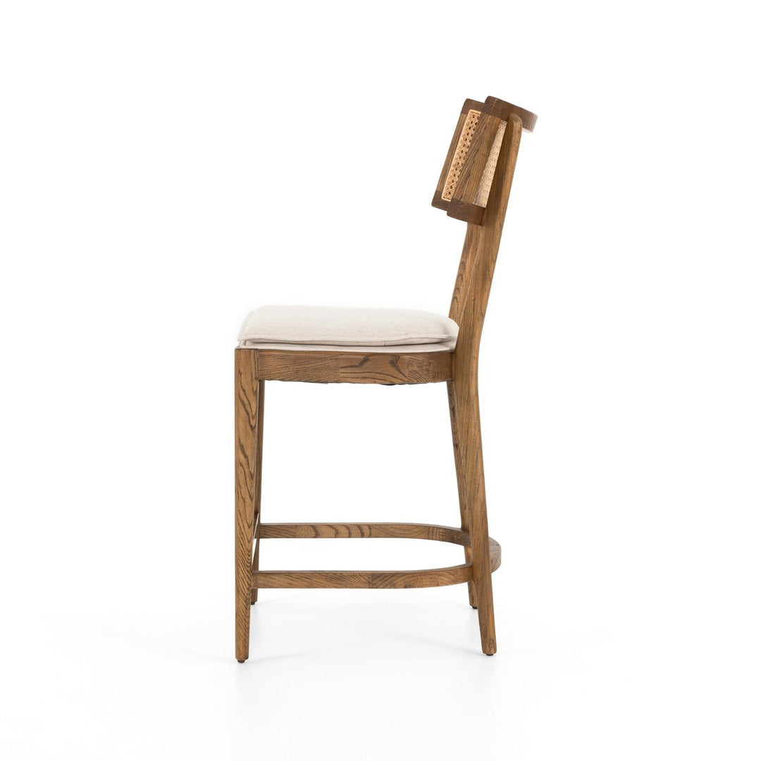 Reese Bar + Counter Stool - Counter Stool - Toasted Nettlewood W/ Savile Flax