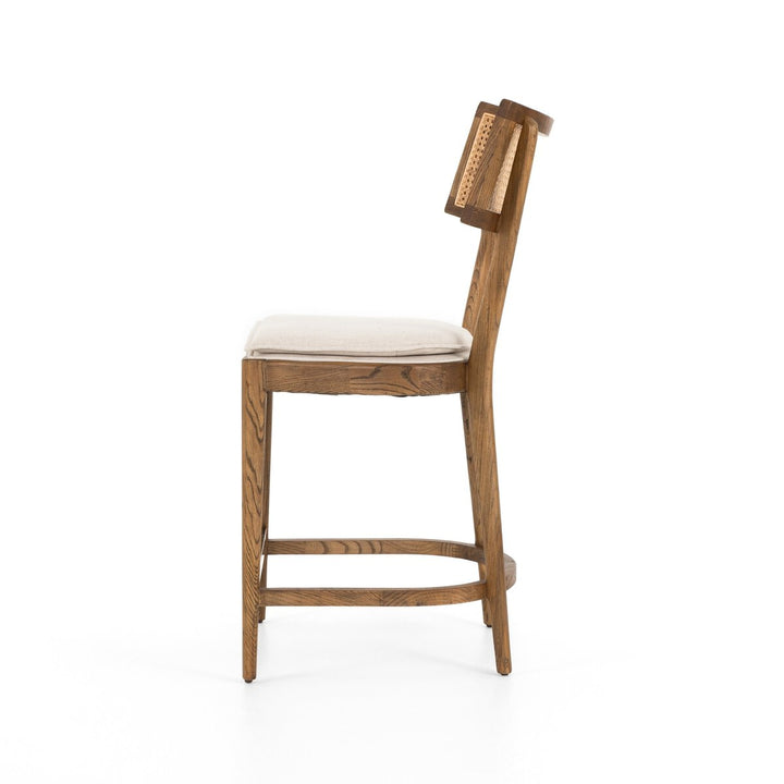 Reese Bar + Counter Stool - Counter Stool - Toasted Nettlewood W/ Savile Flax