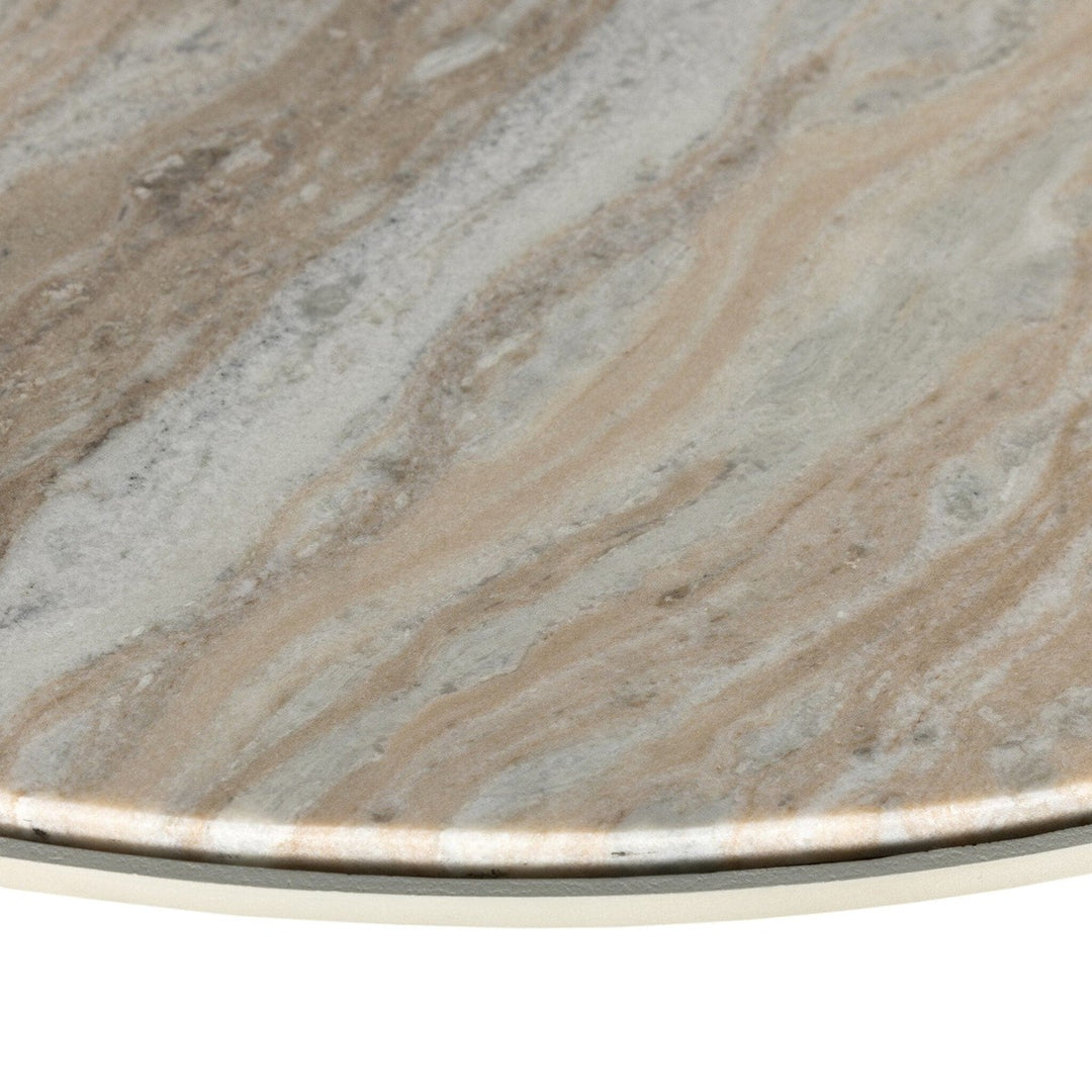 Corbin Coffee Table - Creamy Taupe Marble