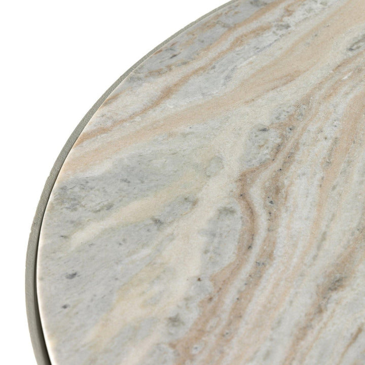 Corbin Coffee Table - Creamy Taupe Marble