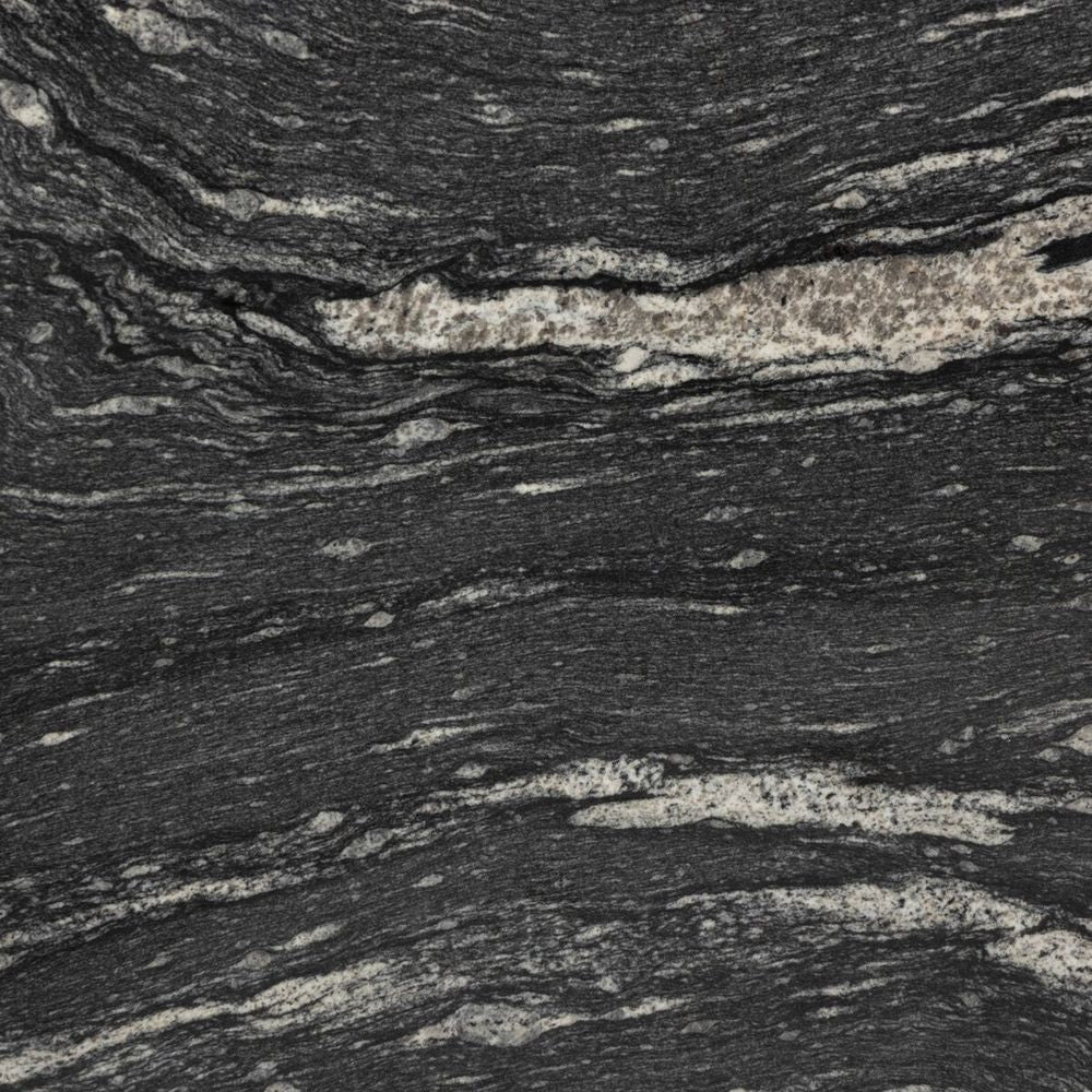 Coffee Tables Corbett Coffee Table: Polished Black Marble - Hammered Grey