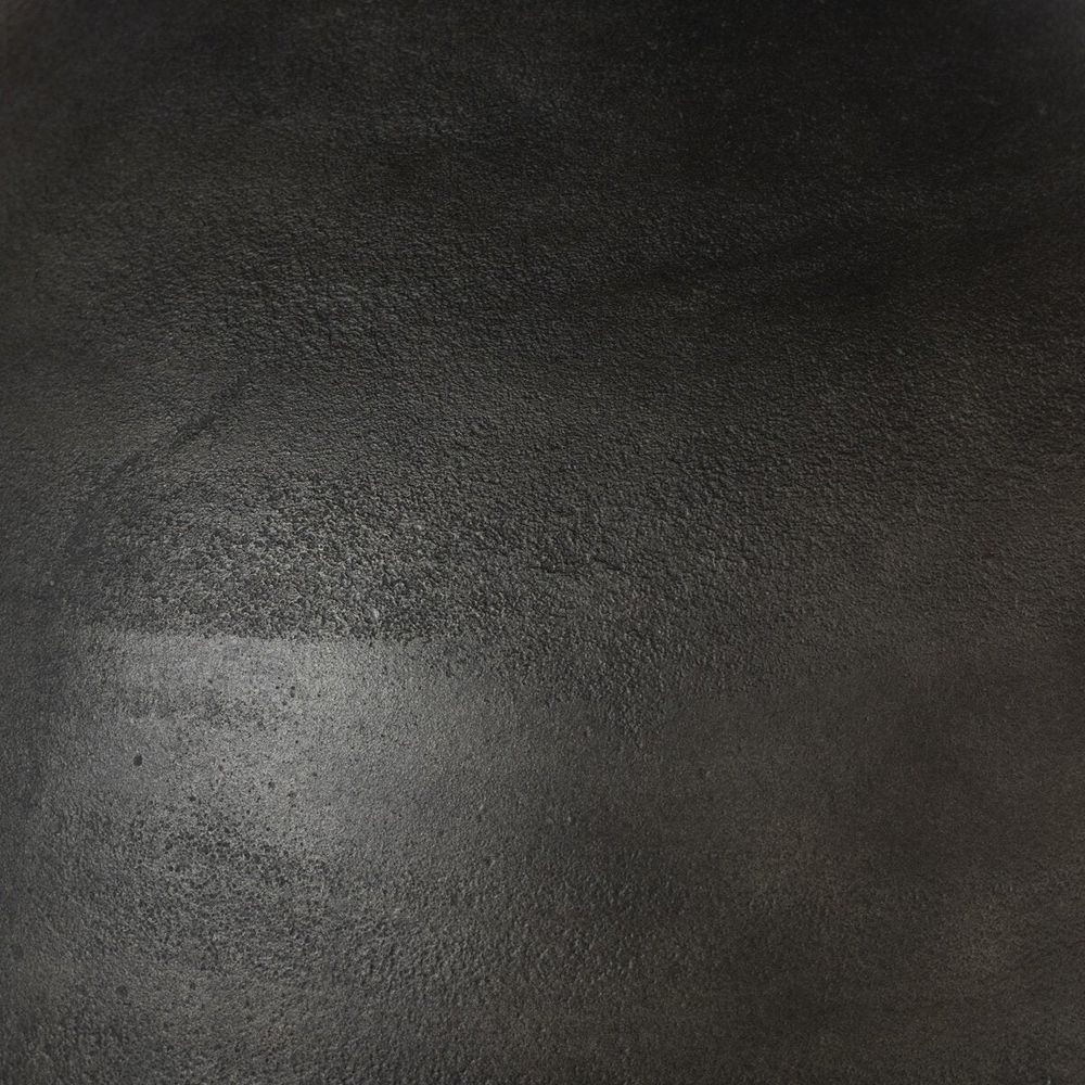 Solas Coffee Table Hammered Grey + Polished Black Marble