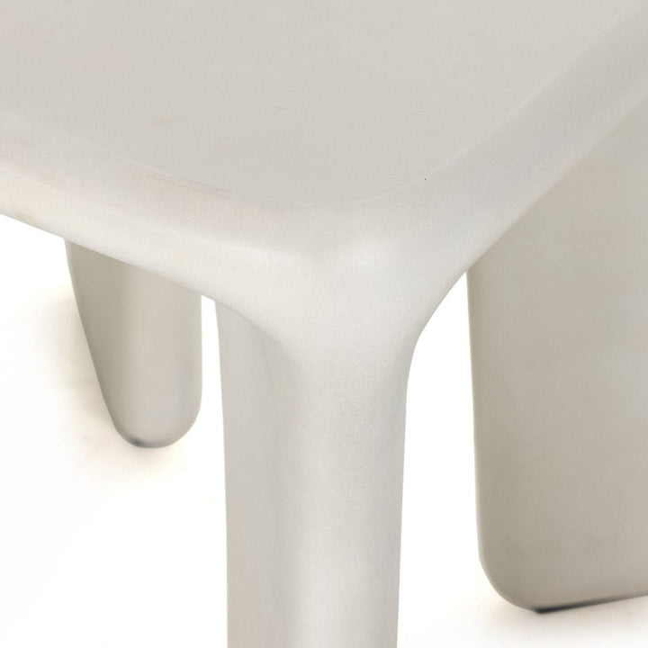 Diego End Table - White Concrete