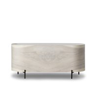 Noctis Executive Desk - Bleached Guanacaste