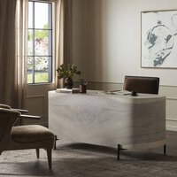 Noctis Executive Desk - Bleached Guanacaste