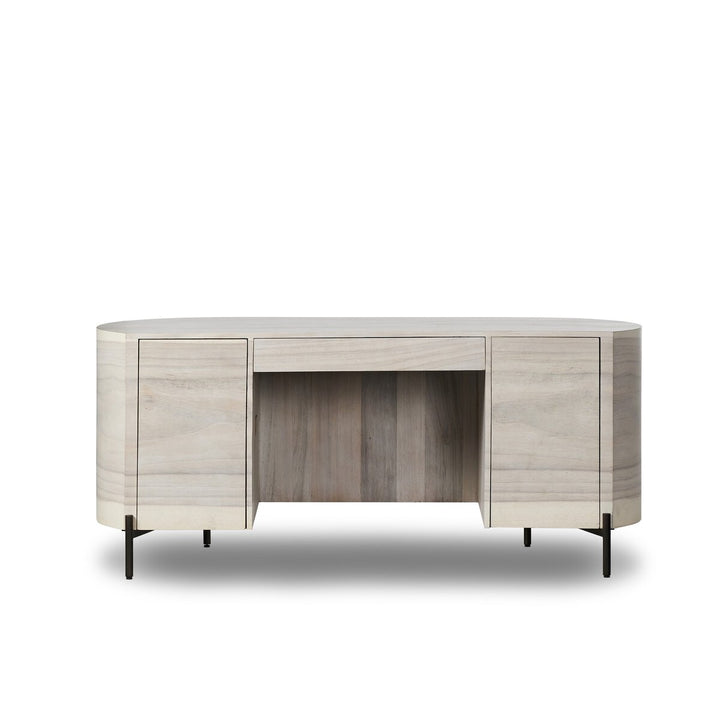 Noctis Executive Desk - Bleached Guanacaste