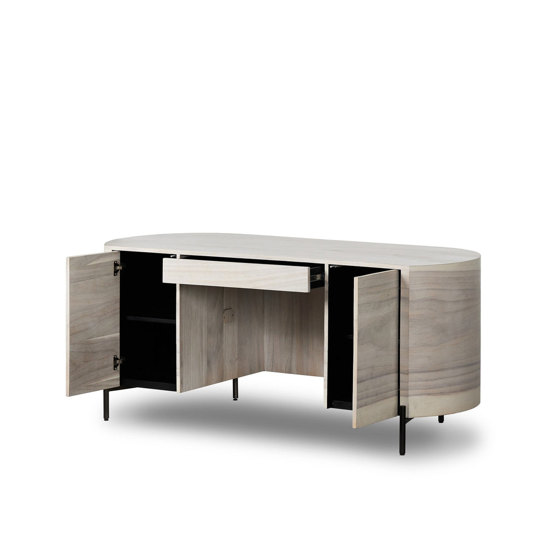 Noctis Executive Desk - Bleached Guanacaste