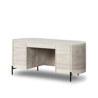 Noctis Executive Desk - Bleached Guanacaste