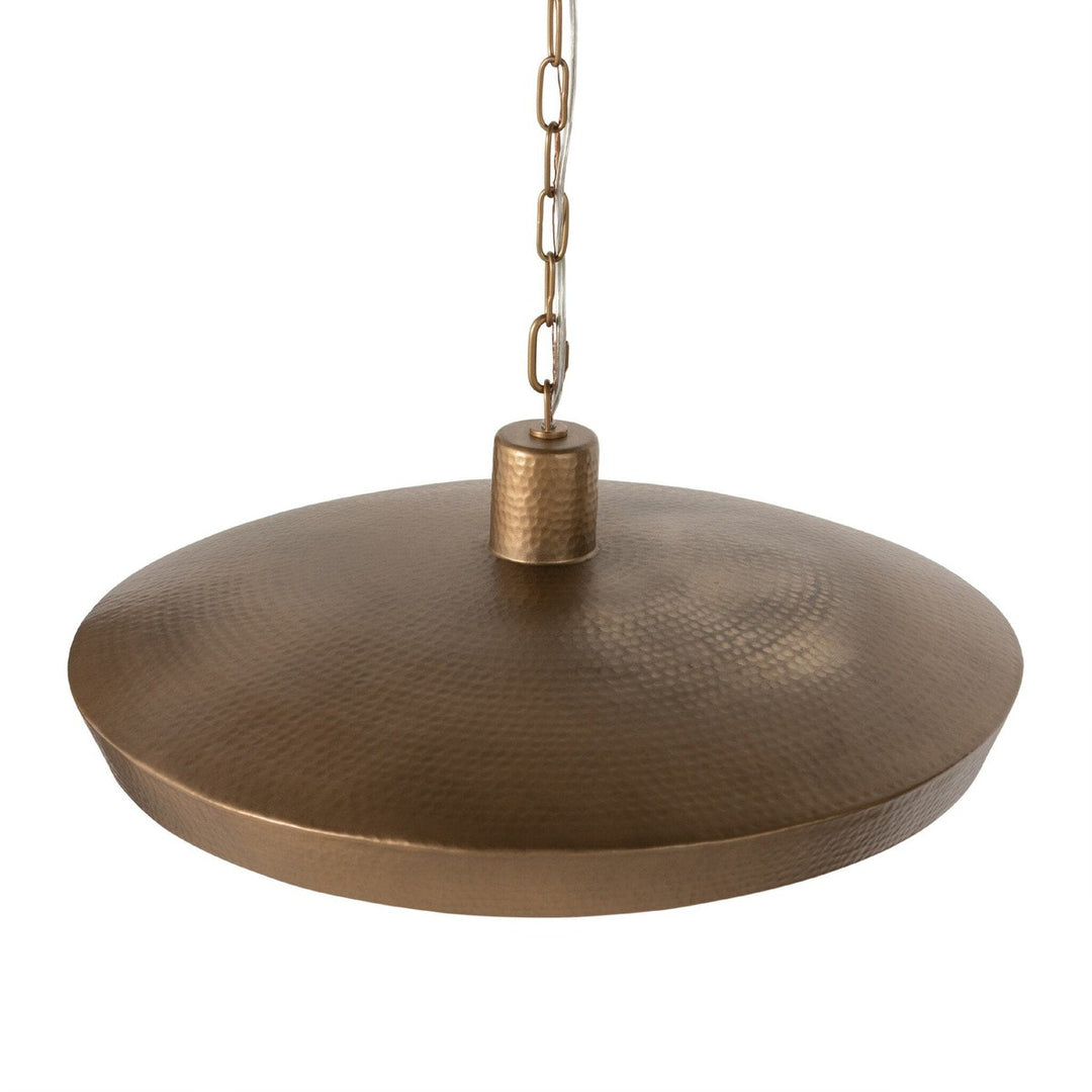 Elliot Pendant - Hammered Antique Brass