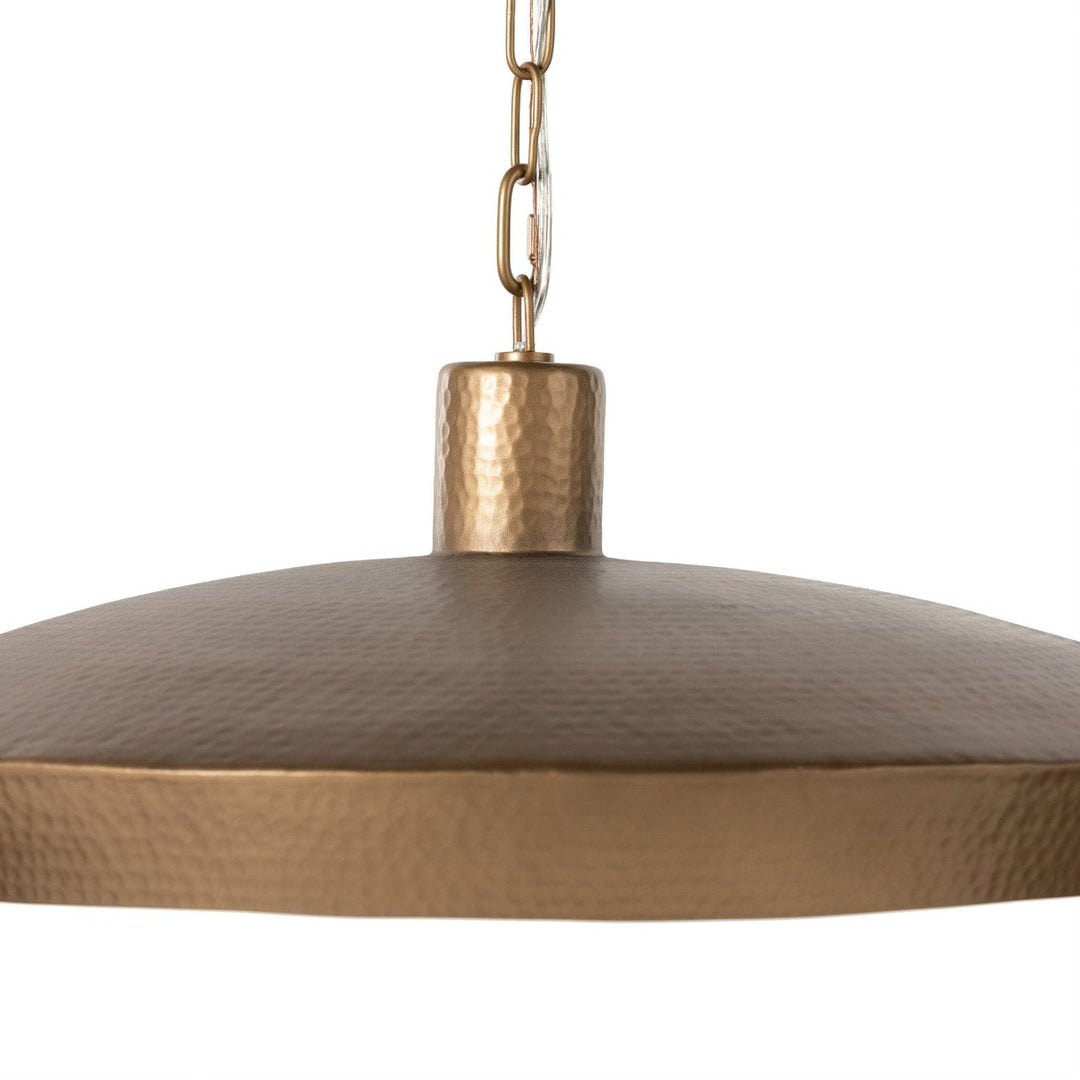 Elliot Pendant - Hammered Antique Brass