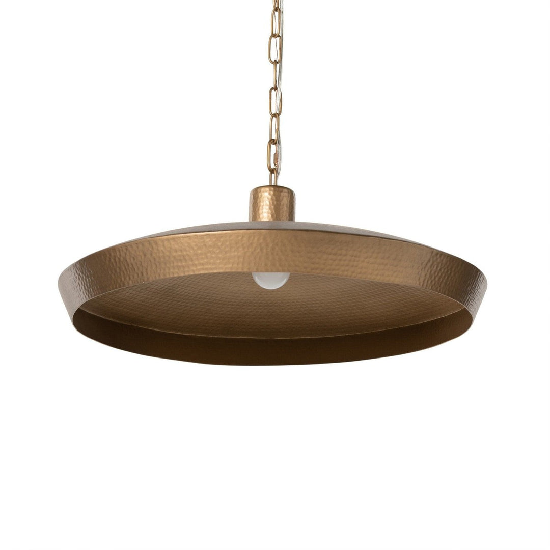 Elliot Pendant - Hammered Antique Brass