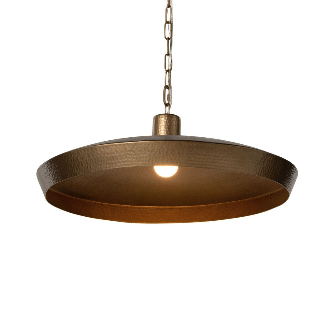 Elliot Pendant - Hammered Antique Brass