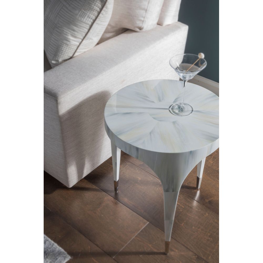 Side Tables Bello Round Spot Table - Creamy White