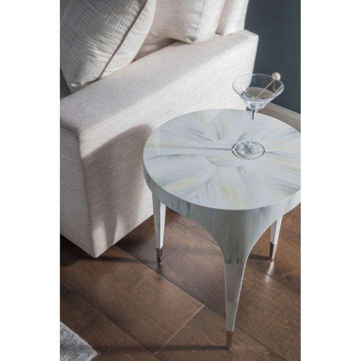 Side Tables Bello Round Spot Table - Creamy White