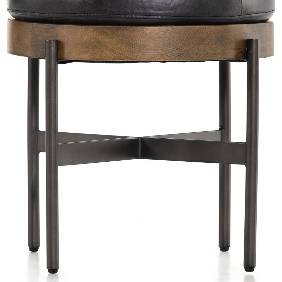 Edgar Accent Stool - Sonoma Black