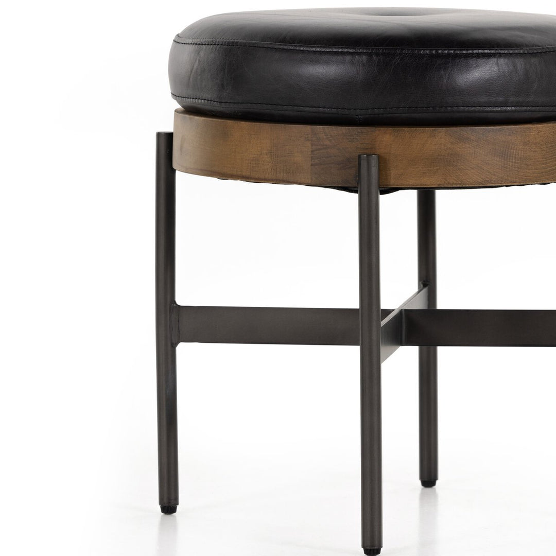 Edgar Accent Stool - Sonoma Black