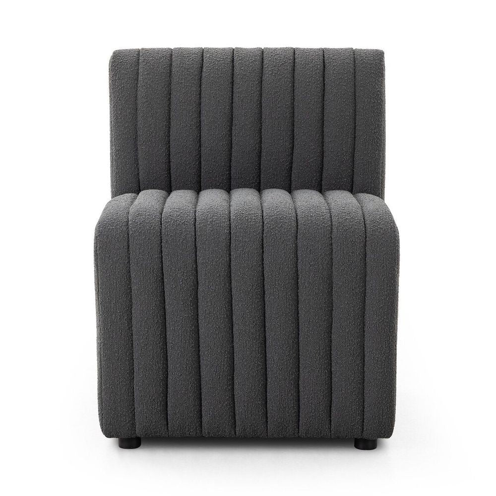 Banquettes Make Your Own: Alexander Dining Banquette - Chair - Fiqa Boucle Charcoal