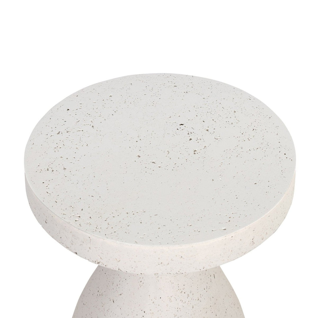 Koa Outdoor End Table - Textured Grey