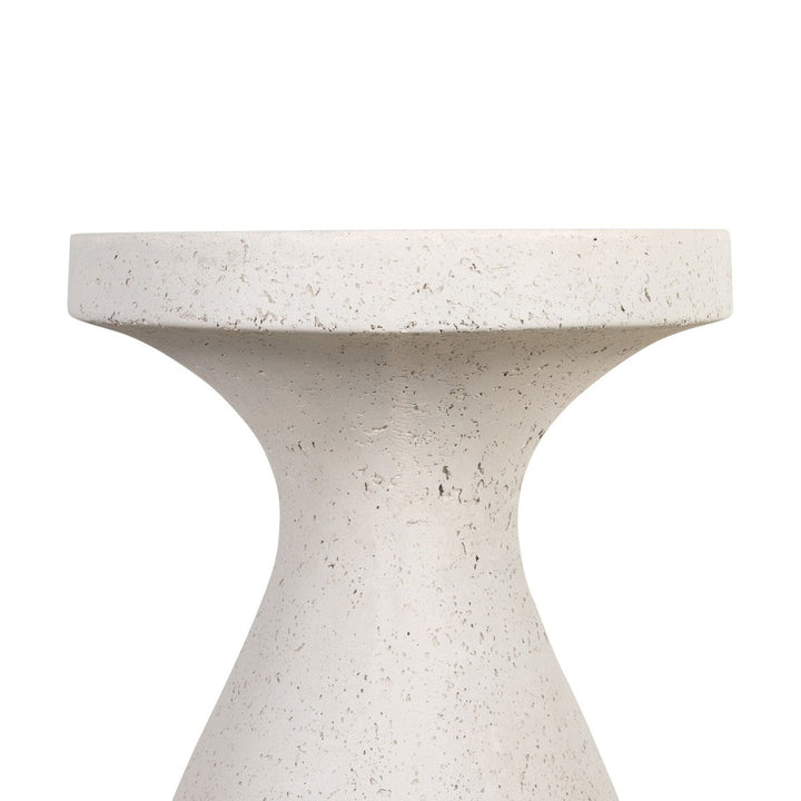 Koa Outdoor End Table - Textured Grey