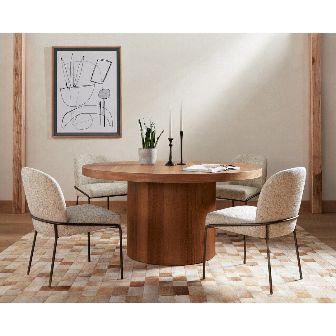 Holden Round Dining Table - Natural Yukas