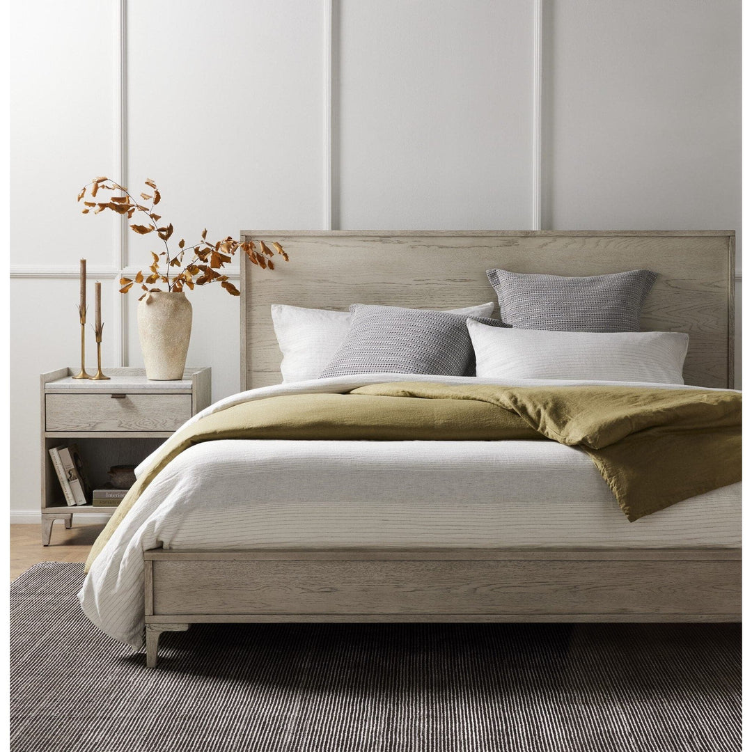 Victor Bed - Vintage White Oak- King