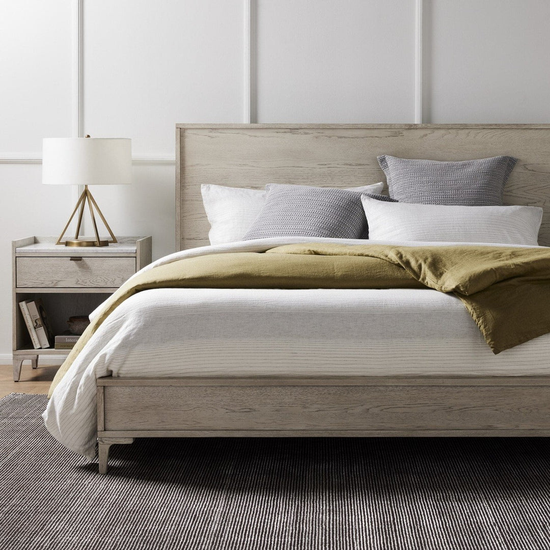 Victor Bed - Vintage White Oak- King