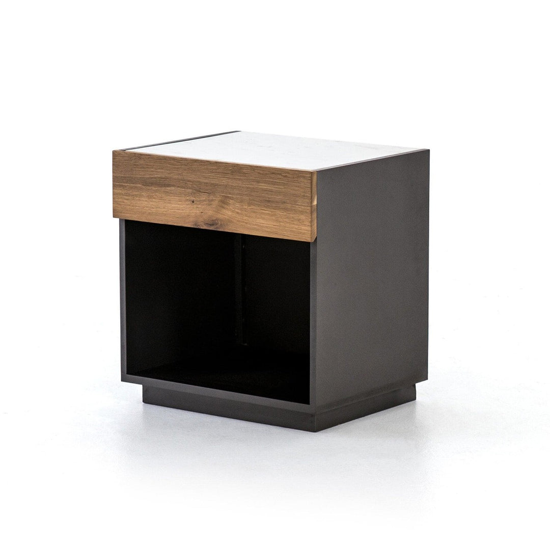 Hayden Nightstand - White Marble