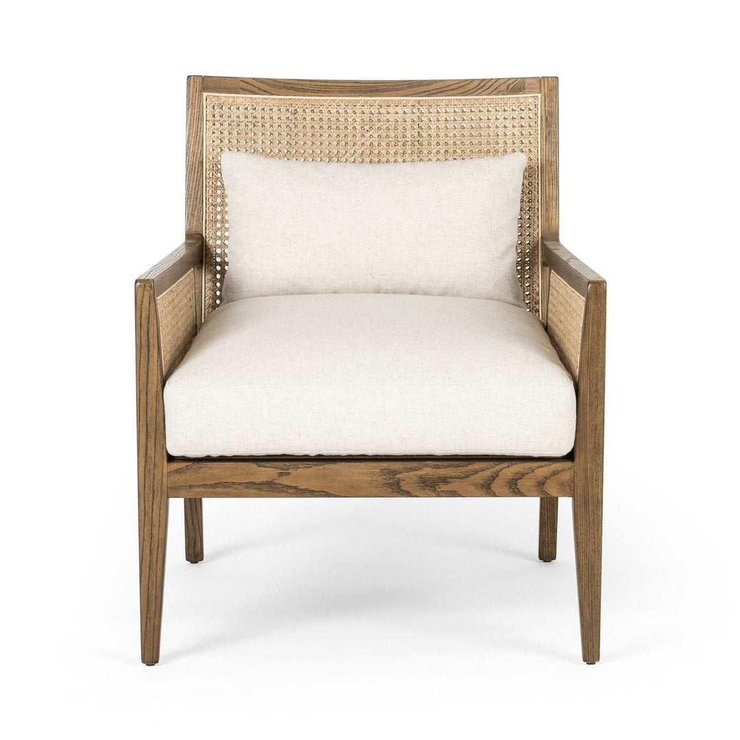 Angelina Cane Chair - Savile Flax