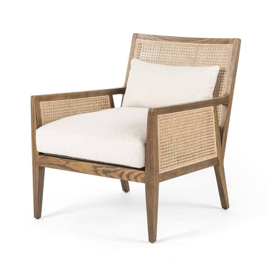 Angelina Cane Chair - Savile Flax