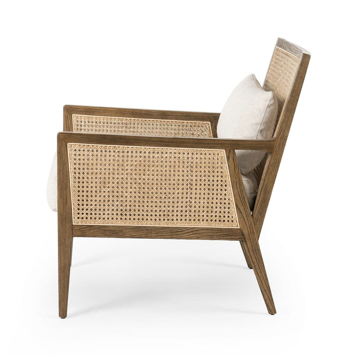 Angelina Cane Chair - Savile Flax