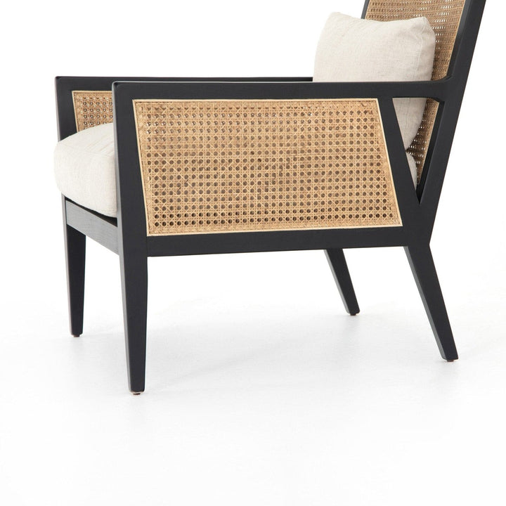 Angelina Cane Chair - Savile Flax