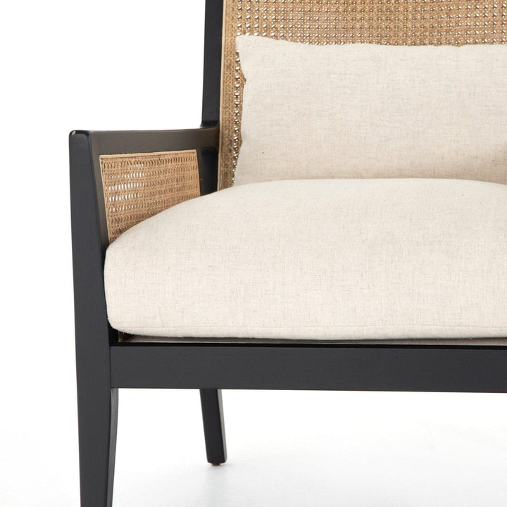 Angelina Cane Chair - Savile Flax