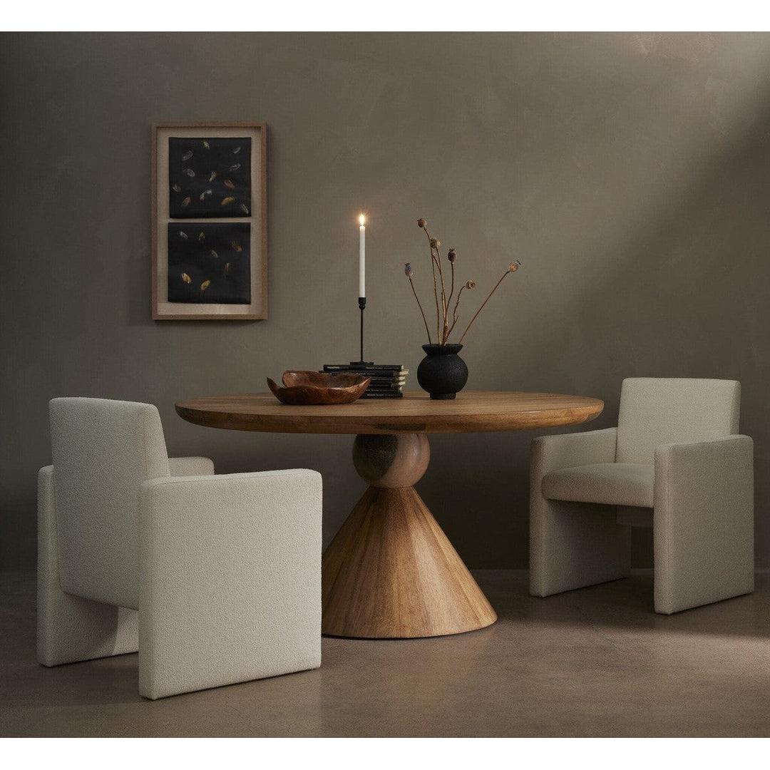 Belinda Dining Table - Smoked Honey