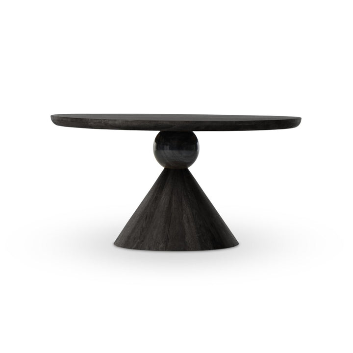 Juliana Dining Table - Worn Black Marble