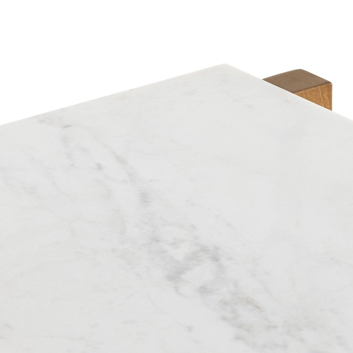 Sailor Bar & Counter Table - Honed White Marble