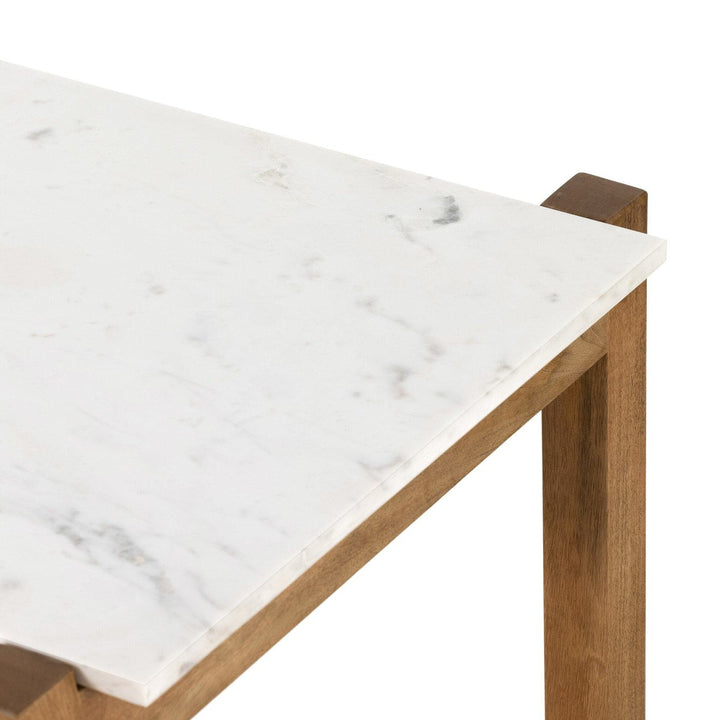 Sailor Bar & Counter Table - Honed White Marble