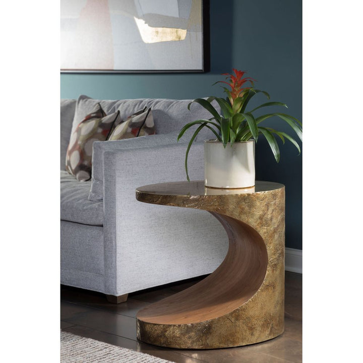 Side Tables Thornton Oval Side Table - Bronze