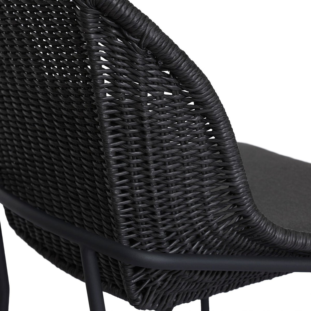 Zion Outdoor Dining Chair - Vintage Coal