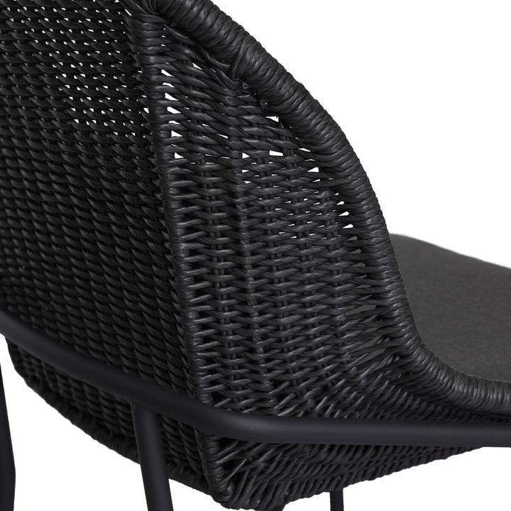 Zion Outdoor Dining Chair - Vintage Coal