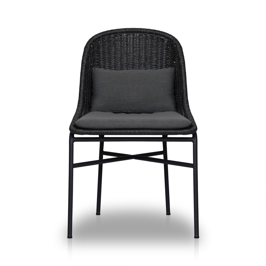 Zion Outdoor Dining Chair - Vintage Coal