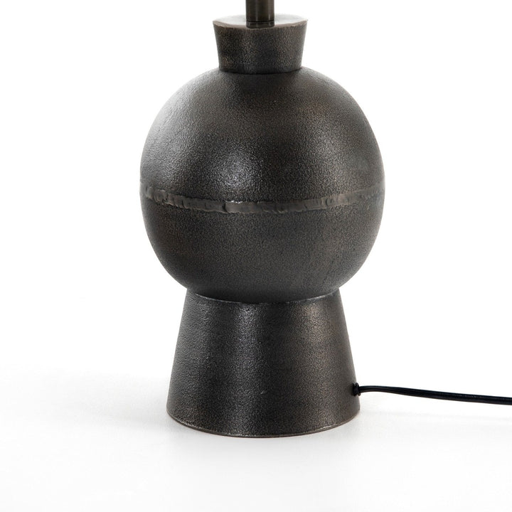 Kendra Table Lamp - Textured Black Aluminum