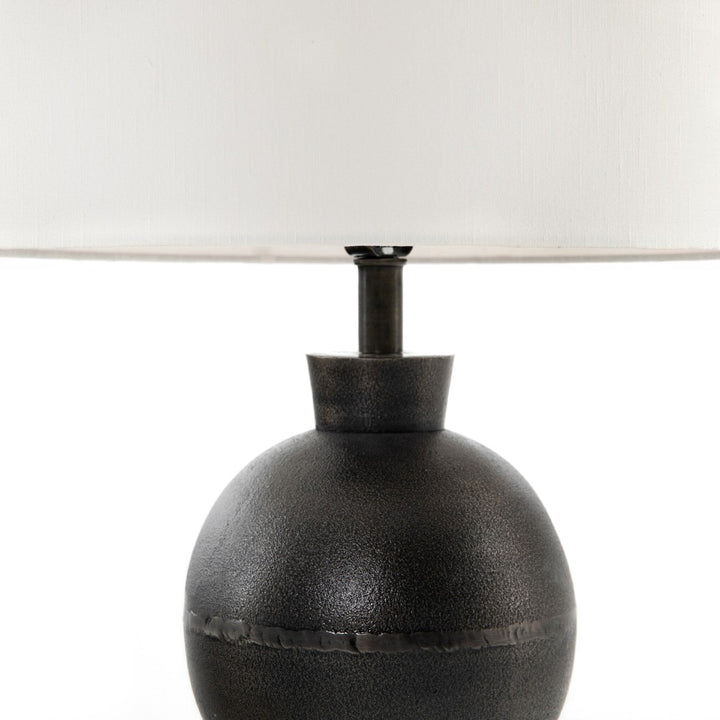 Kendra Table Lamp - Textured Black Aluminum