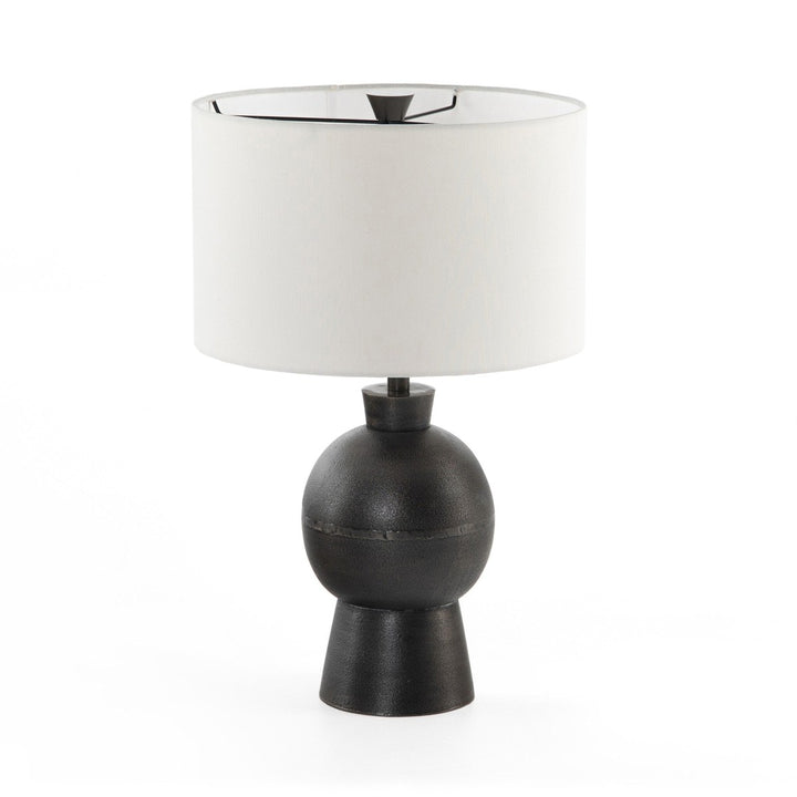 Kendra Table Lamp - Textured Black Aluminum