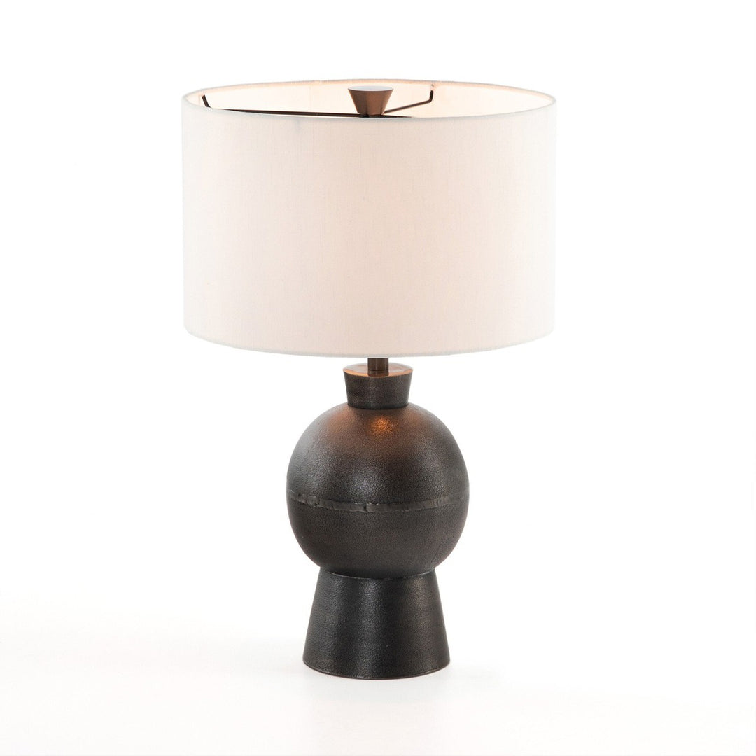 Kendra Table Lamp - Textured Black Aluminum