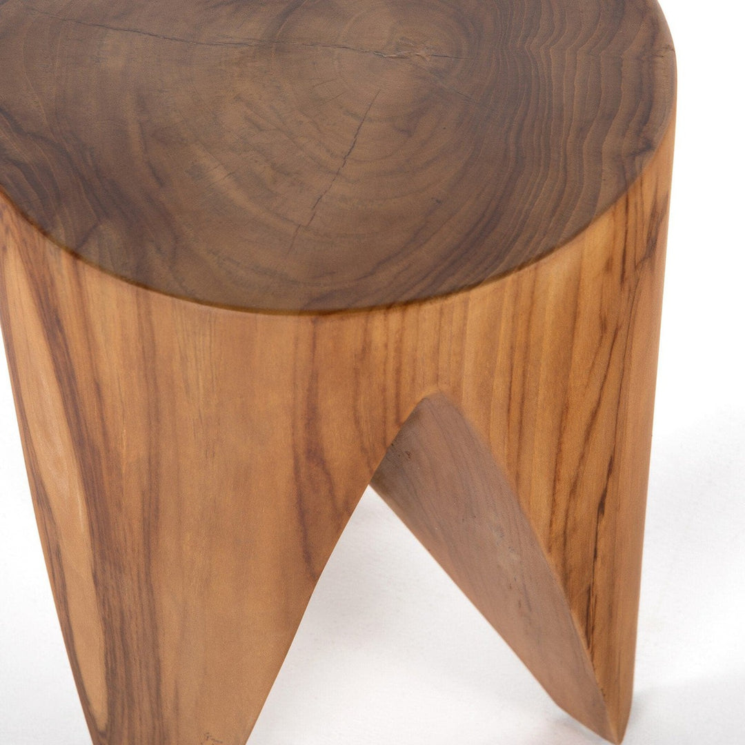 Philip Outdoor End Table - Natural Teak