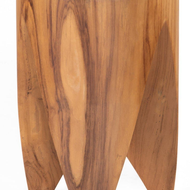 Philip Outdoor End Table - Natural Teak