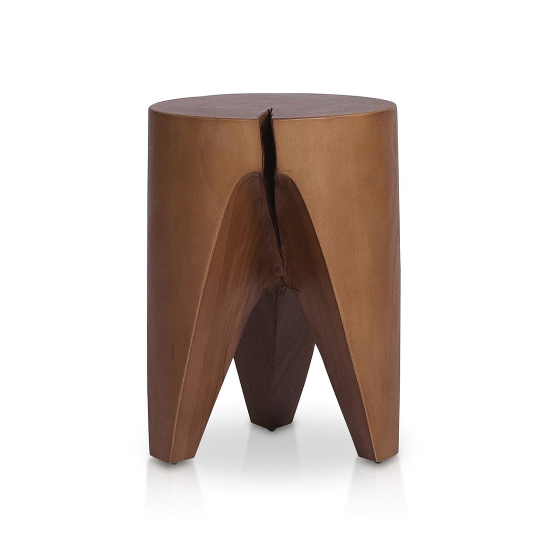 Philip Outdoor End Table - Natural Teak